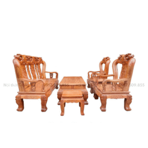 bộ ghế sofa gỗ hương cốt 12