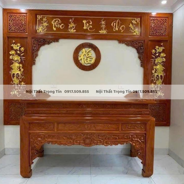 thiết kế nội thất phòng thờ tại cần thơ