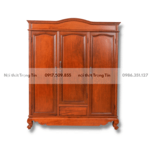 Tủ quần áo 3 cánh chân quỳ gỗ tự nhiên