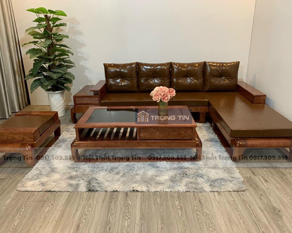 Bàn ghế sofa bọc da tại bến tre