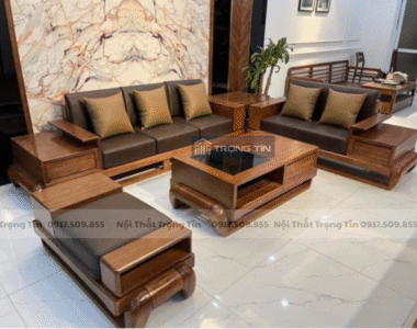 Bàn ghế sofa gỗ tại bến tre