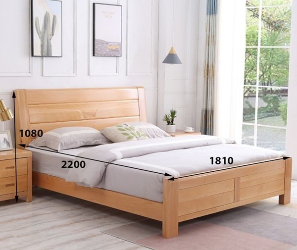 kích thước giường ngủ phổ biến