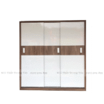 tủ quần áo gỗ công nghiệp 3 cánh cửa lùa