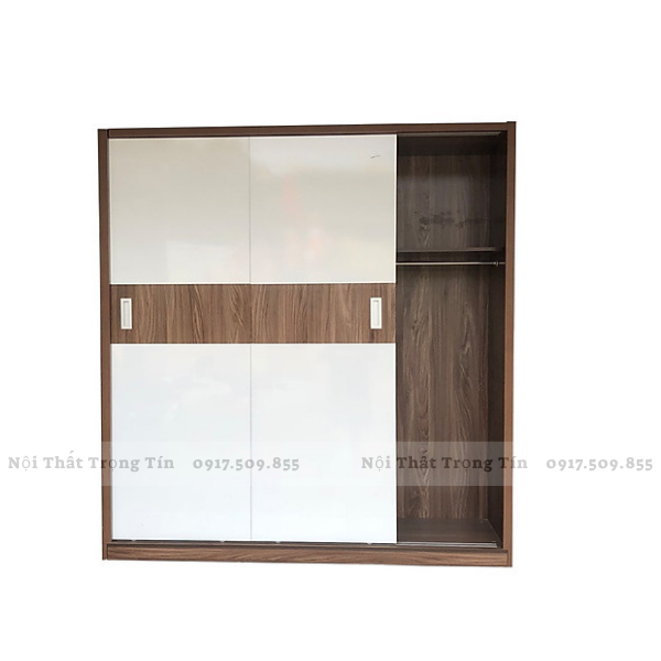 tủ quần áo gỗ công nghiệp cửa lùa