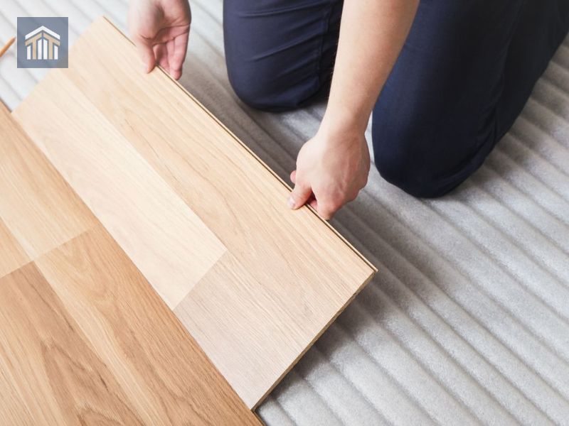 hình ảnh lát sàn gỗ công nghiệp