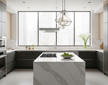 thiết kế nội thất phòng bếp tại trọng tín