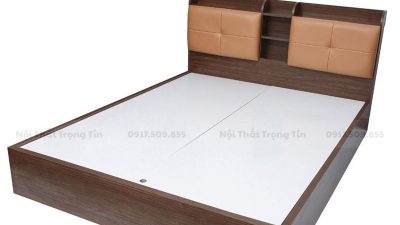 giường ngủ gỗ công nghiệp bọc da cao cấp